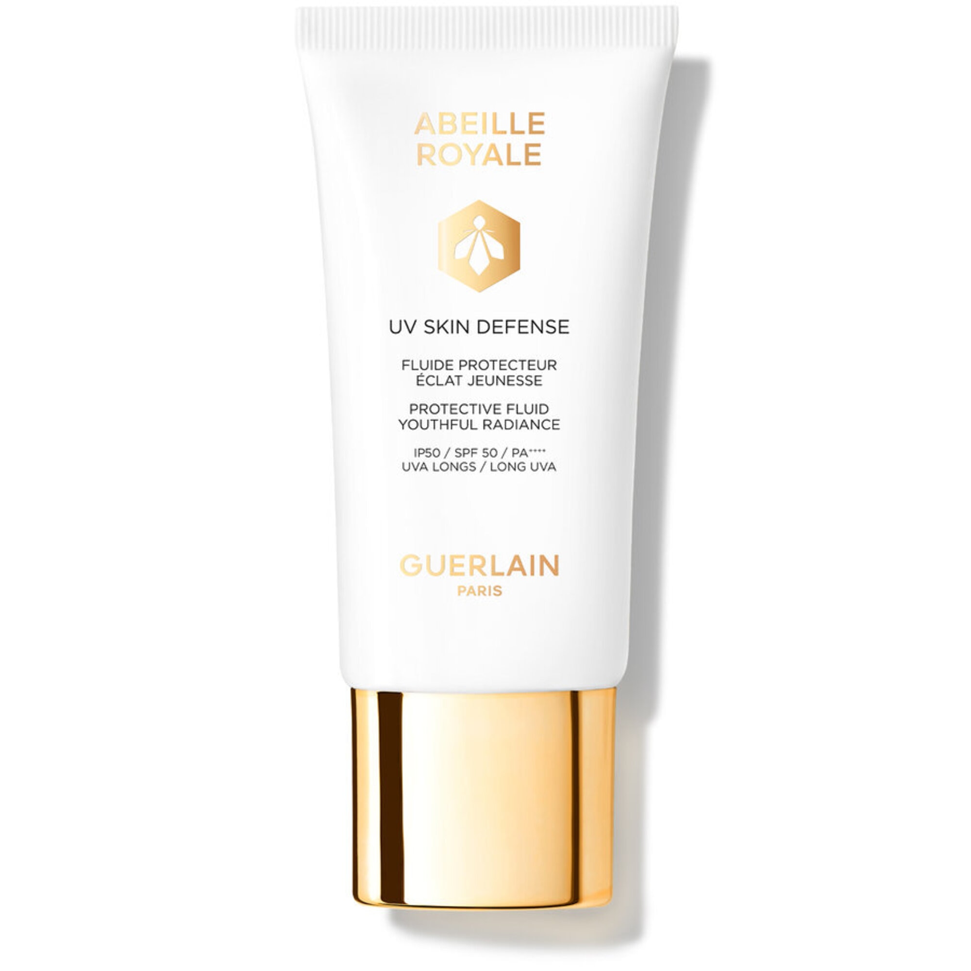 50 ML GUERLAIN ABEILLE ROYALE UV SKIN DEFENSE PROTECTIVE FLUID Omlazující ochranný krém SPF 50 / PA++++  Omlazující ochranný krém SPF 50 / PA++++