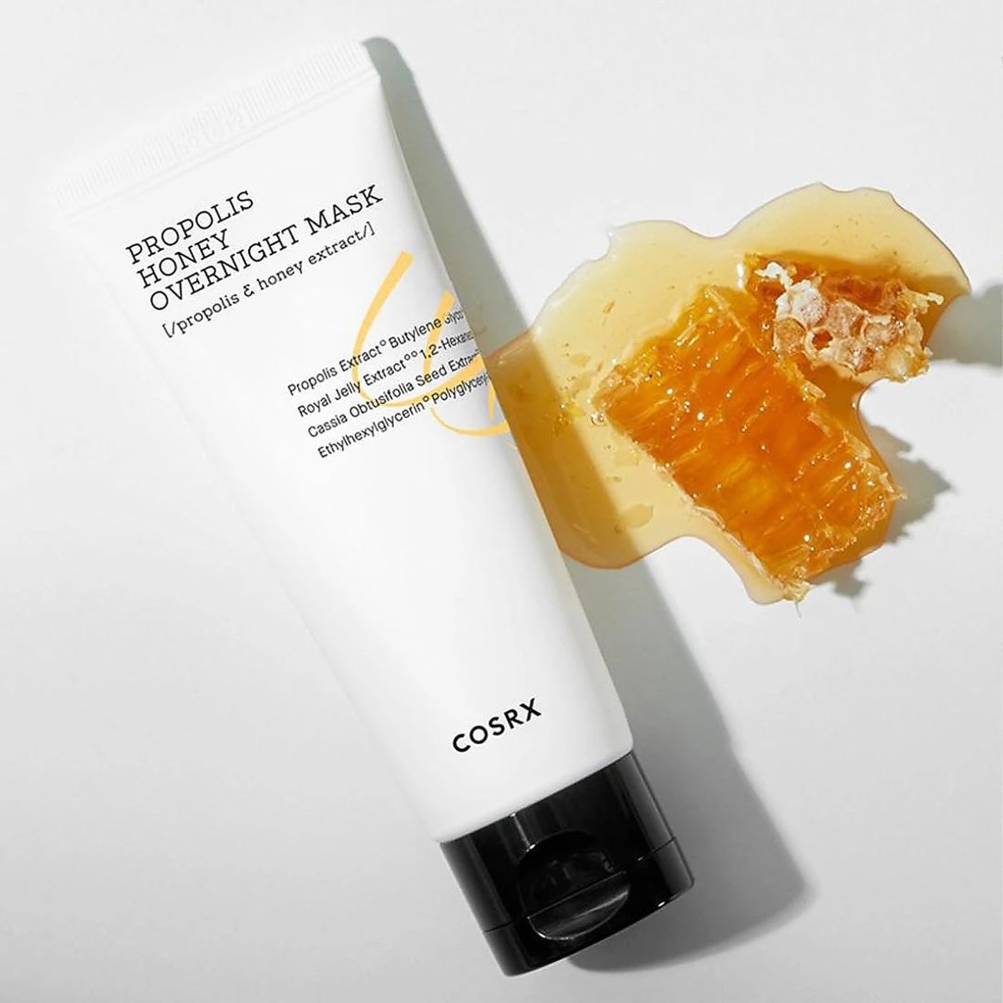 60 ML COSRX FULL FIT PROPOLIS HONEY OVERNIHT MASK Noční medová maska  2 of 2 Noční medová maska