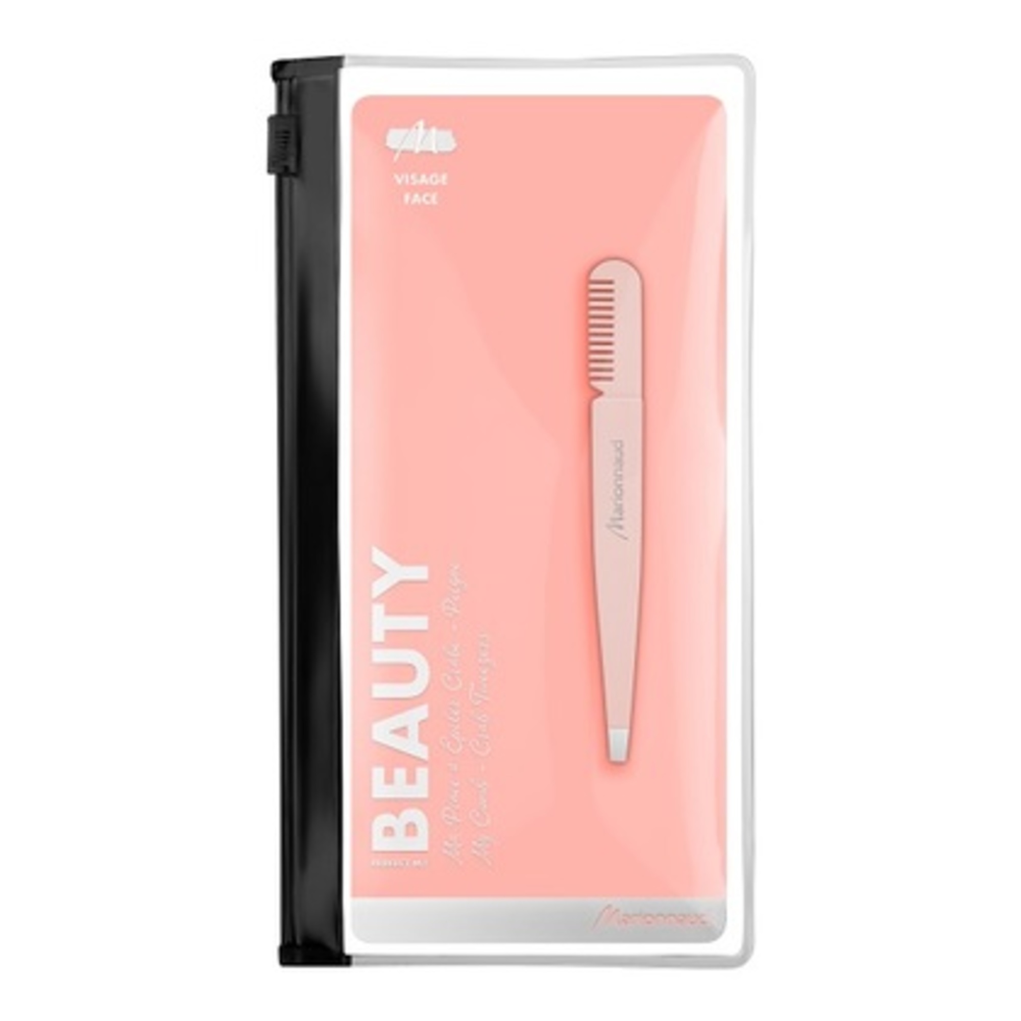 Hřebínek na obočí a pinzeta