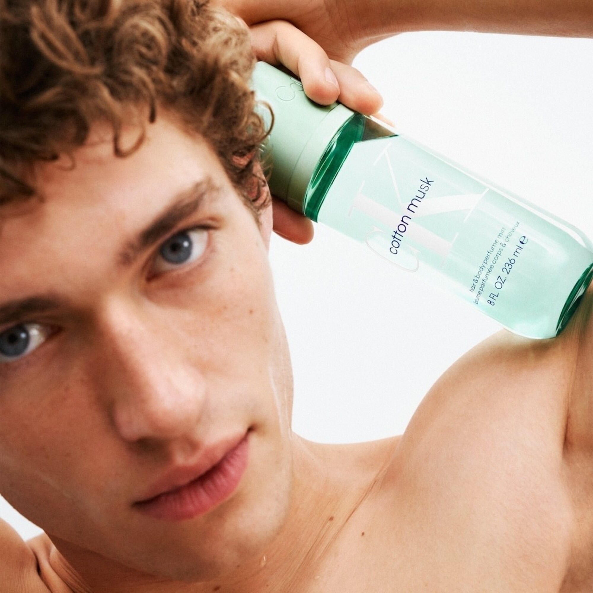 100 ML Calvin Klein COTTON MUSK HAIR & BODY PERFUME MIST Parfémovaná mlha na tělo a vlasy  1 of 7 