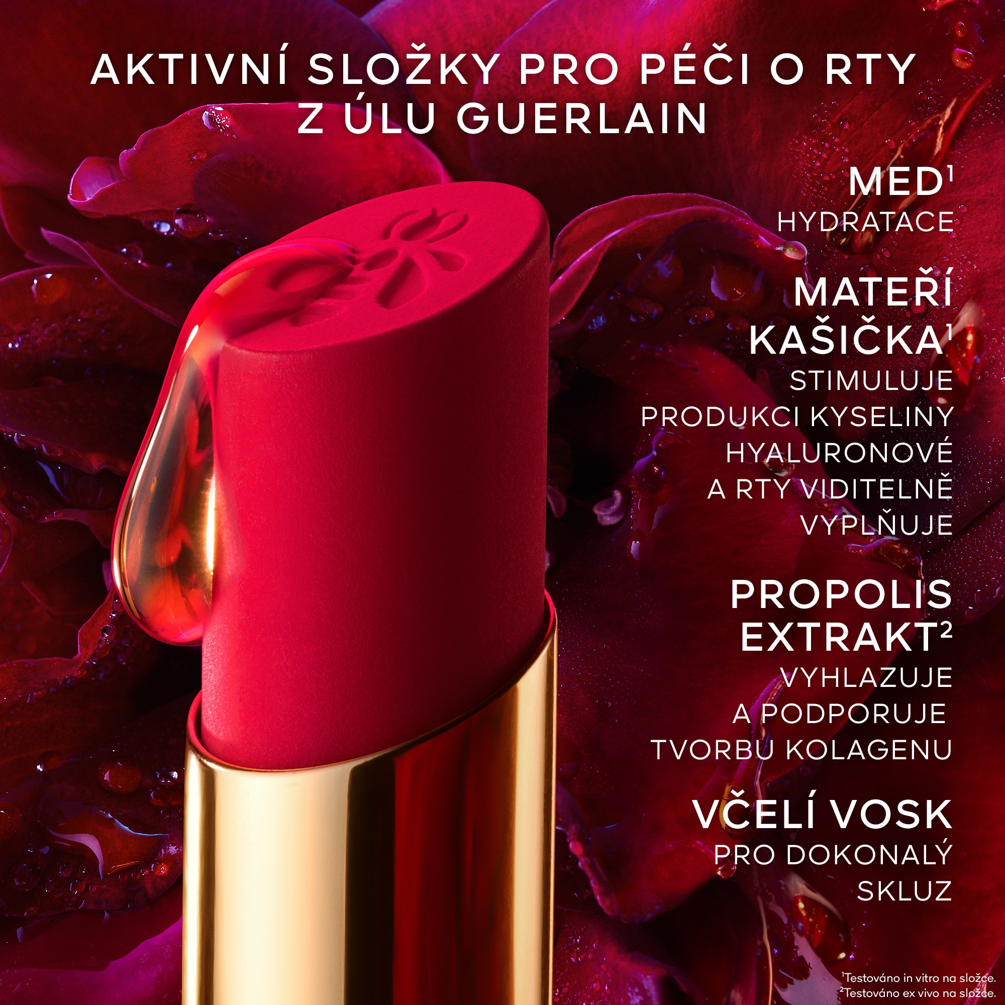 GUERLAIN KISSKISS Intenzivní rtěnka obohacená o med 1 of 8