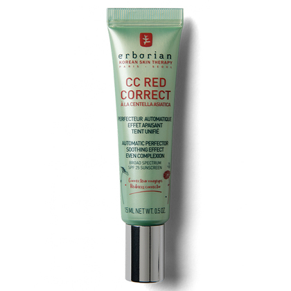 15 ML Erborian CC RED CORRECT CC krém proti začervenání pleti  1 of 2 