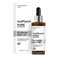 30 ML Inopharm FACE PEELING WITH 2 SALICYLIC ACID HYALURON ACID Pleťový peeling  1 of 2 