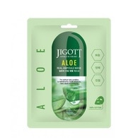 27 ML Jigott ALOE AMPOULE MASK Maska s výtažkem z aloe  1 of 2 