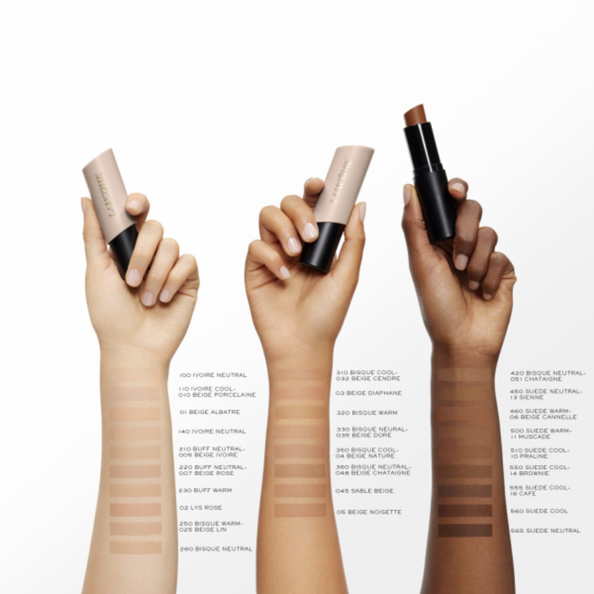 Lancôme TEINT IDÔLE ULTRA WEAR SHAPE STICK FOUNDATION Multifunkční make-up v tyčince 1 of 4