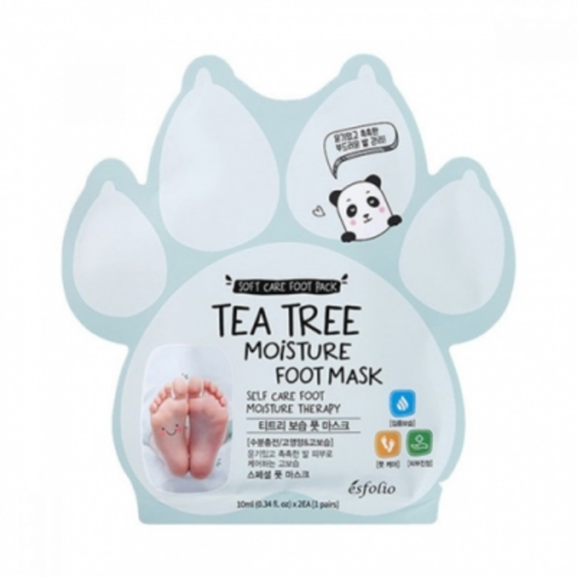 20 ML Esfolio SET TEA TREE MOISTURE FOOT MASK Maska na nohy 1 of 1