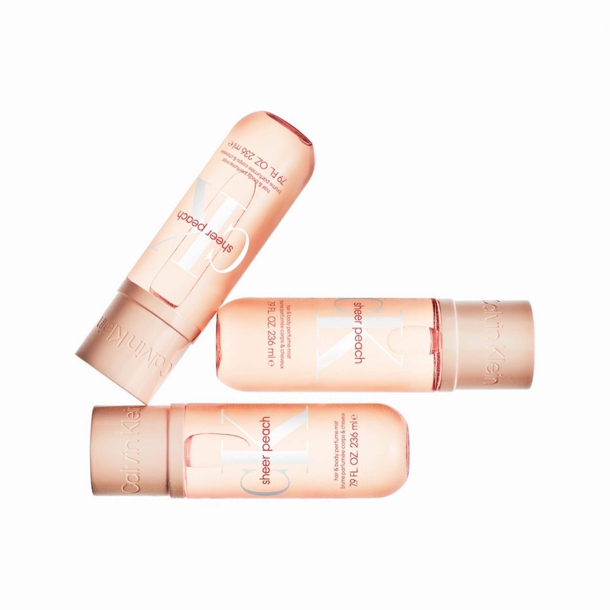 100 ML Calvin Klein SHEER PEACH HAIR & BODY PERFUME MIST Parfémovaná mlha na tělo a vlasy  1 of 7 